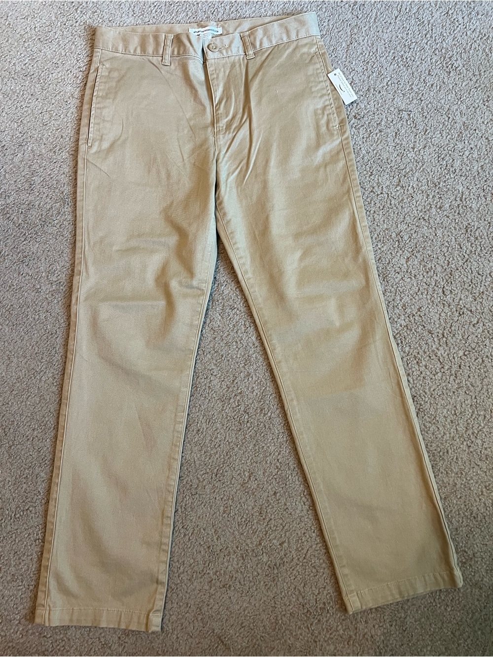Amazon Essentials Tan Kids Chinos 12 Husky NWT